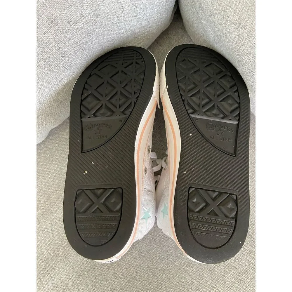 Converse Chuck Taylor All Star Mermaid Lift Platform High Top Sneakers Teens 3